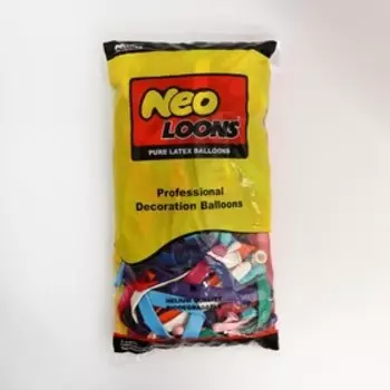 Шар для твистинга латексный 350", стандарт, набор 10 шт., цвет МИКС