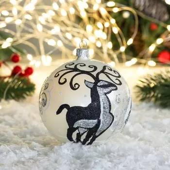 Ёлочный шар «Фантазия», новогодний, d=9.5 см