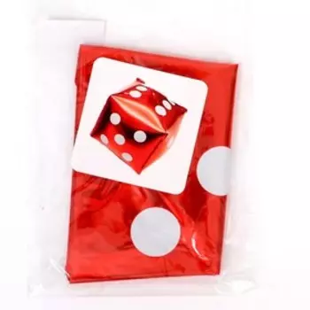 Шар фольгированный 12" «Кости», цвет красный