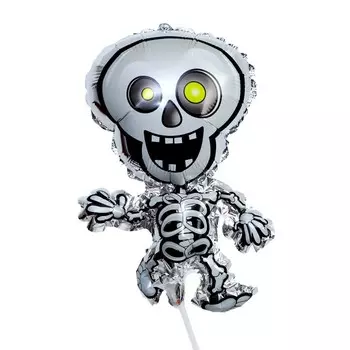 Шар фольгированный 12" «Скелет»