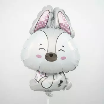 Шар фольгированный 14" мини-фигура "Зайчик, волшебный лес"