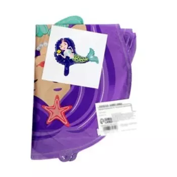 Шар воздушный фольгированный 14" «Русалочка», фиолетовый