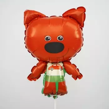 Шары воздушные фольгированные 15" мини-фигура «Ми-ми-мишки. Лисичка»