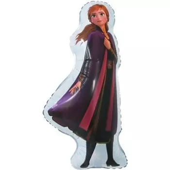 Шар фольгированный 17" мини-фигура "Холодное сердце, Анна" (с клапаном)