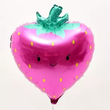 Воздушные шары фольгированные 18" «Клубничка»