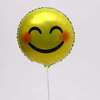 Шар фольгированный 18" «Лицо, улыбка, блаженство», круг