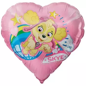 Шар фольгированный 18" «Любимый Щенок», сердце