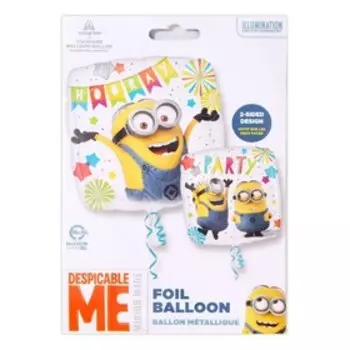 Шар фольгированный 18" «Миньоны на вечеринке», фигура