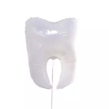 Воздушный шар фольгированный 18" «Зуб», фигура