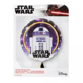 Шар фольгированный 18" «Звёздные войны. Дроид R2-D2», круг