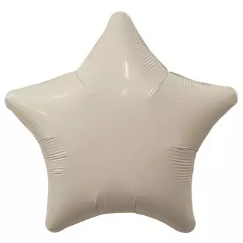 Воздушный шар фольгированный 19" «Мистик крем», звезда
