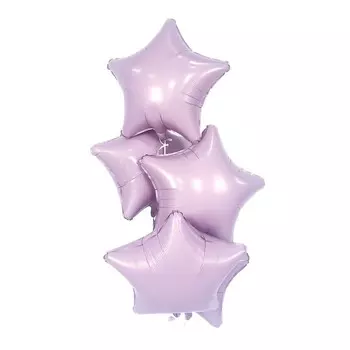 Шар фольгированный 19" «Орхидея», звезда