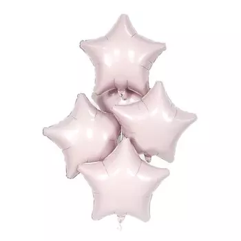 Шар фольгированный 19" «Пыльная роза», звезда