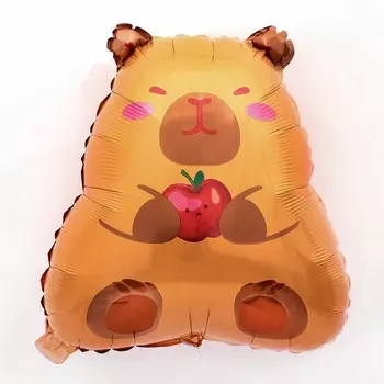 Воздушный шар фольгированный 22" «Капибара», фигура