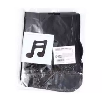 Шар фольгированный 22" «Нота двойная», чёрная