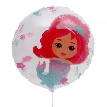 Шар воздушный фольгированный 23" «Русалка»