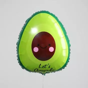 Воздушные шары фольгированные 24" «Авокадо»