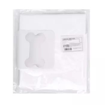 Воздушный шар фольгированный 24" «Белая косточка», фигура