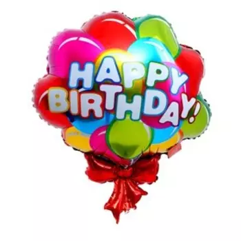 Воздушные шары фольгированные, букет 24" «Букет шаров»