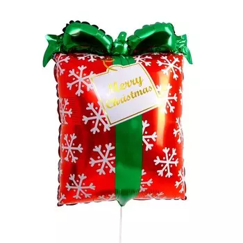 Воздушный шар фольгированный 24" «Новогодний подарок»