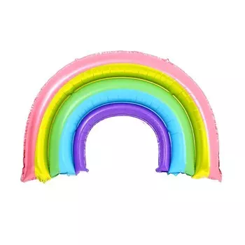 Воздушный шар фольгированный 24" «Радуга», фигура