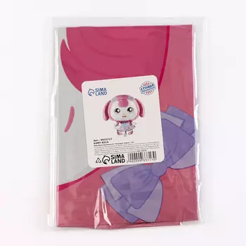 Воздушный шар фольгированный 24" «Розовый зайка», под воздух