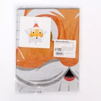 Шар фольгированный 24" «Санта», звезда