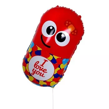 Воздушный шар фольгированный 24" «Таблетка любви», фигура