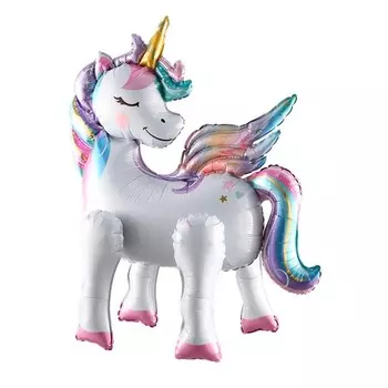 Шар фольгированный 25" «Единорог», под воздух
