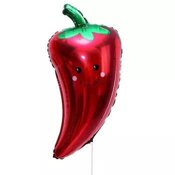 Воздушные шары фольгированные 25" «Красный перчик»