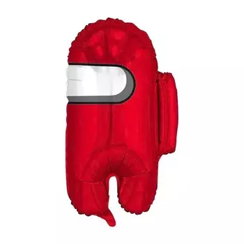 Шар фольгированный 26" «Космонавтик», фигура, цвет красный