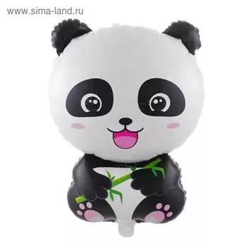 Воздушный шар фольгированный 27" «Панда», фигура