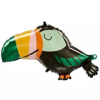 Шар фольгированный 27" «Тукан дикий», фигура