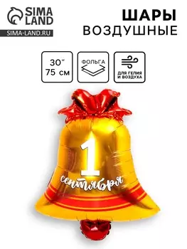 Воздушные шары фольгированные 30" «1 сентября», фигура