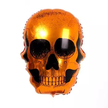 Шар фольгированный 30" «Череп скелета»