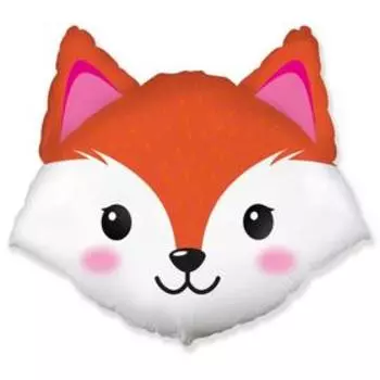 Шар фольгированный 25" «Голова лисы», фигура