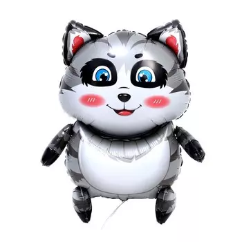 Воздушный шар фольгированный 30" «Кот», фигура, под воздух