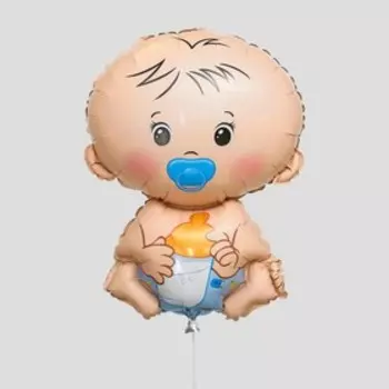 Воздушный шар фольгированный 26" «Малыш», мальчик