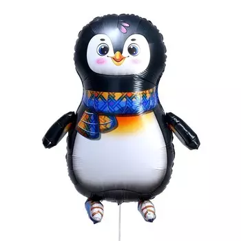 Воздушный шар фольгированный 30" «Пингвин», фигура, под воздух