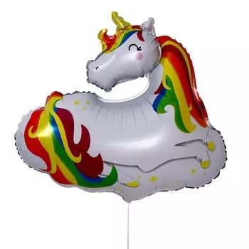 Шар фольгированный 32" «Единорог на облаке»
