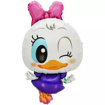 Шары воздушные фольгированные 33" «Утёнок Дейзи», фигура