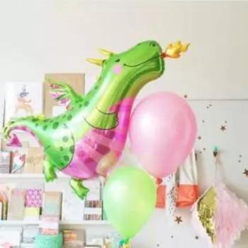 Шар фольгированный 34" «Дракон», фигура