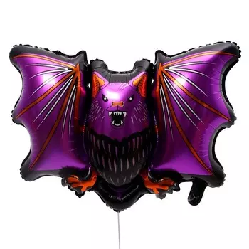 Воздушный шар фольгированный 35" «Летучая мышь вампир», фигура