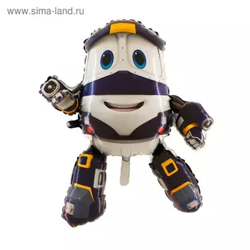 Шар фольгированный 35" «Робот-поезд Кей»