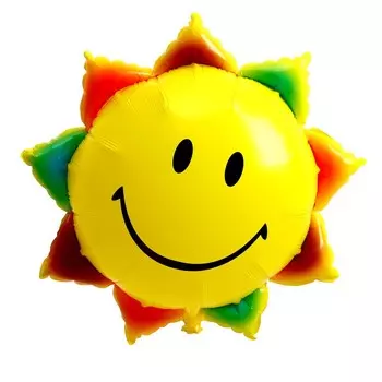 Шар фольгированный 35" «Солнышко»