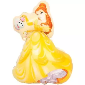Шар фольгированный 37" фигура "Принцесса Белль, Сказочный вальс"