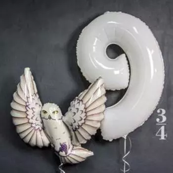 Шар воздушный фольгированный 38" «Сова»