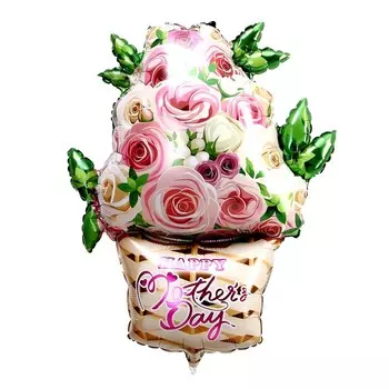 Воздушные шары фольгированные, букет 39" «Букет для мамы»