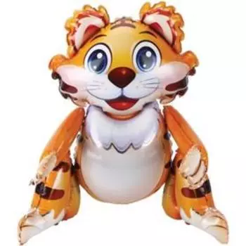 Шар фольгированный 39'' «Тигр», ходячая фигура, 1 шт. в упаковке