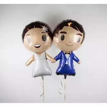 Шар фольгированный 39" «Жених», фигура